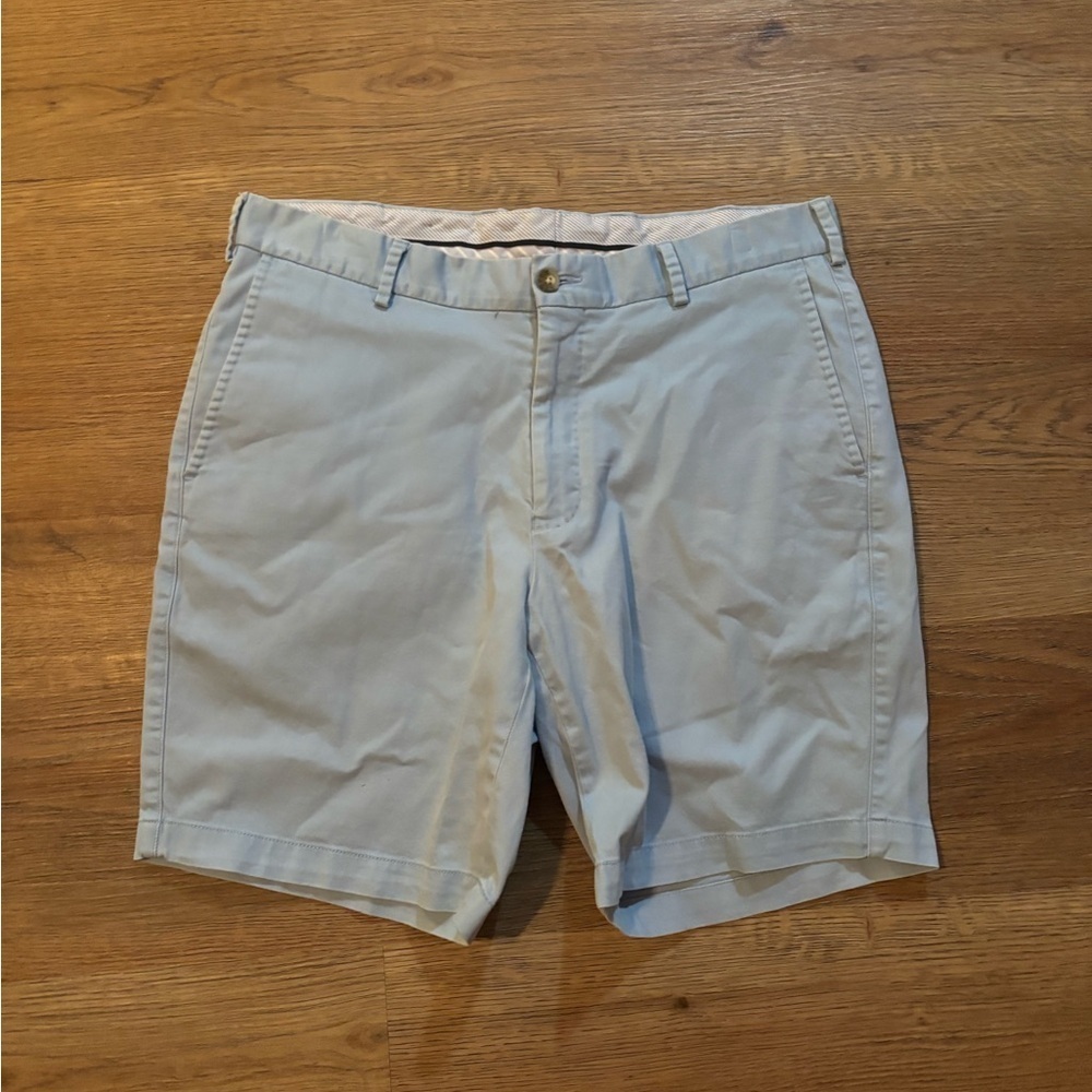Peter Millar Sky Blue Flat Front Men's Shorts
